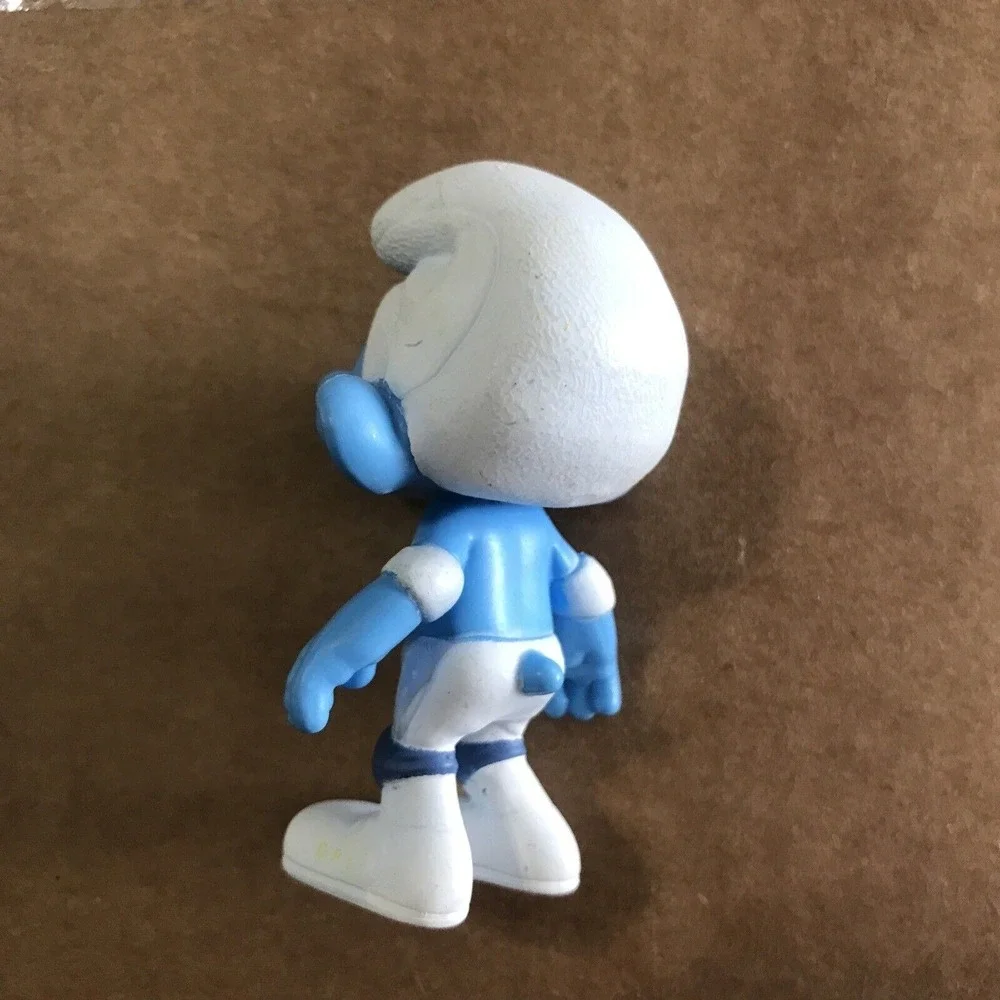 Panicky Smurf Collectible Figurine McDonalds Happy Meal Toy 2011 PEYO‎ PVC